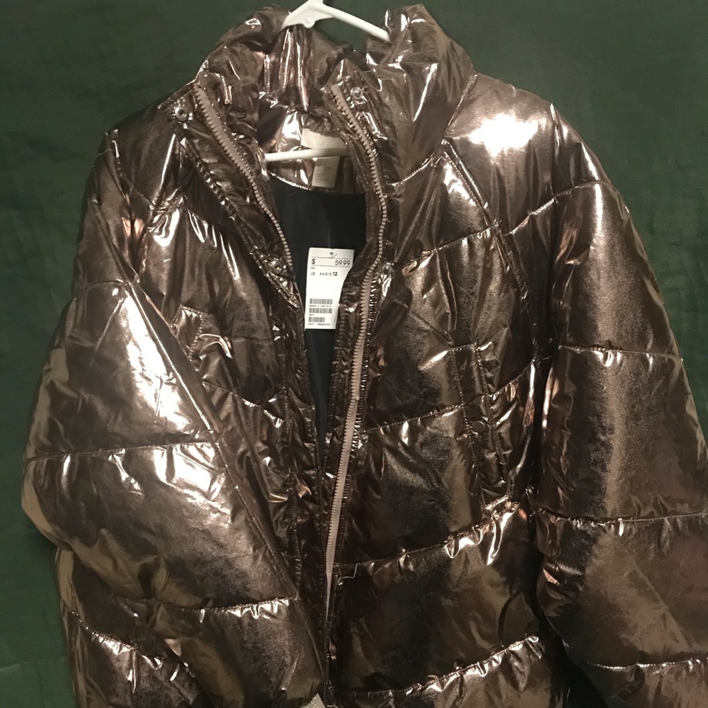 Rose Gold Puff Jacket